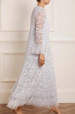 Needle & Thread Holding LTD Celia Long Sleeve Ankle Gown All - Womenswear