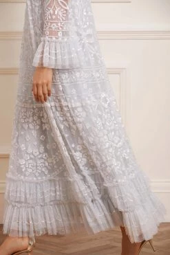 Needle & Thread Holding LTD Celia Long Sleeve Ankle Gown All - Womenswear