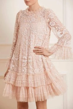 Needle & Thread Holding LTD All - Womenswear Celia Long Sleeve Mini Dress