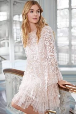 Needle & Thread Holding LTD All - Womenswear Celia Long Sleeve Mini Dress