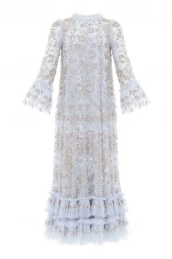 Needle & Thread Holding LTD Celia Long Sleeve Ankle Gown