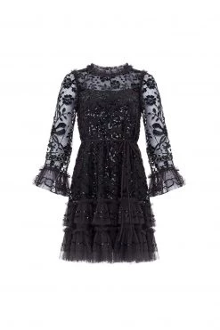 Needle & Thread Holding LTD All - Womenswear Celia Long Sleeve Mini Dress