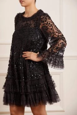 Needle & Thread Holding LTD All - Womenswear Celia Long Sleeve Mini Dress