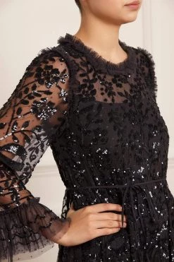 Needle & Thread Holding LTD All - Womenswear Celia Long Sleeve Mini Dress