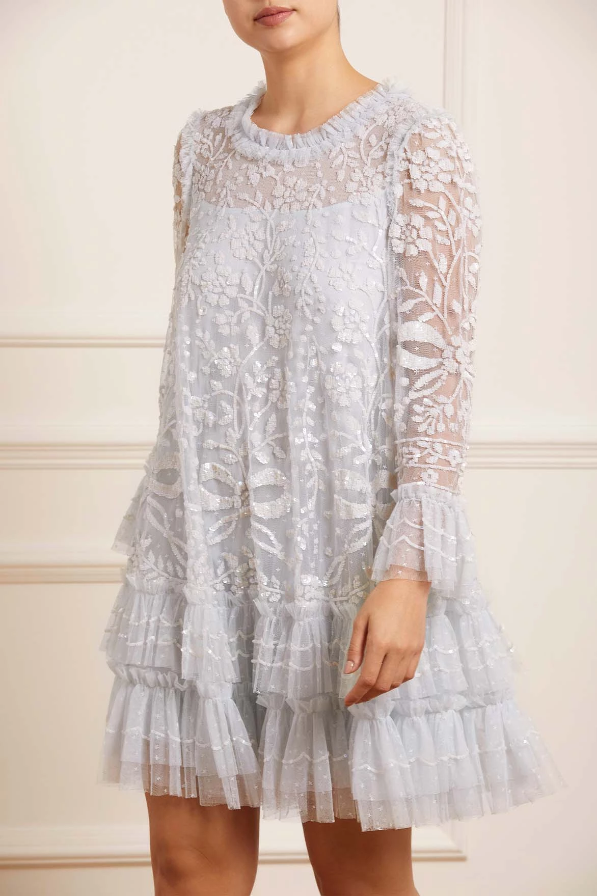 Needle & Thread Holding LTD All - Womenswear Celia Long Sleeve Mini Dress 3 Needle & Thread Holding LTD All - Womenswear Celia Long Sleeve Mini Dress