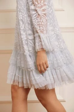 Needle & Thread Holding LTD All - Womenswear Celia Long Sleeve Mini Dress 16 Needle & Thread Holding LTD All - Womenswear Celia Long Sleeve Mini Dress