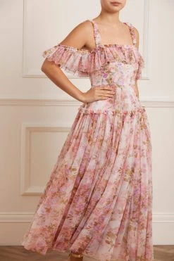 Needle & Thread Holding LTD All - Womenswear Darling Meadow Off Shoulder Ankle Gown