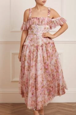 Needle & Thread Holding LTD All - Womenswear Darling Meadow Off Shoulder Ankle Gown