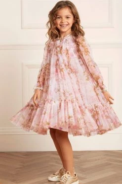 Needle & Thread Holding LTD All-Kids Darling Meadow Ruby Bloom Kids Dress