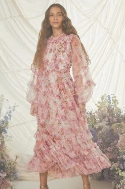 Needle & Thread Holding LTD Darling Meadow Ruffle Ballerina Dress All - Womenswear 17 Needle & Thread Holding LTD Darling Meadow Ruffle Ballerina Dress All - Womenswear