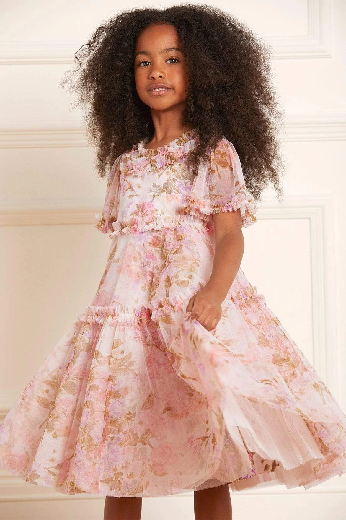 Needle & Thread Holding LTD Darling Meadow Ruffle Kids Dress 1 Needle & Thread Holding LTD Darling Meadow Ruffle Kids Dress