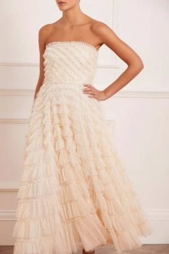 Needle & Thread Holding LTD Elizabeth Rose Corset Ankle Gown