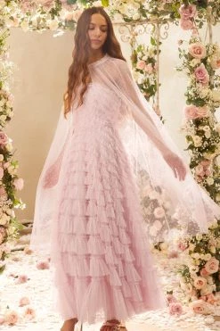 Needle & Thread Holding LTD Elizabeth Rose Midaxi Cape