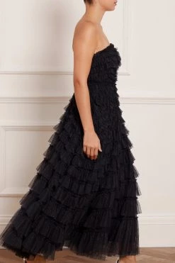 Needle & Thread Holding LTD Elizabeth Rose Strapless Corset Ankle Gown 13 Needle & Thread Holding LTD Elizabeth Rose Strapless Corset Ankle Gown