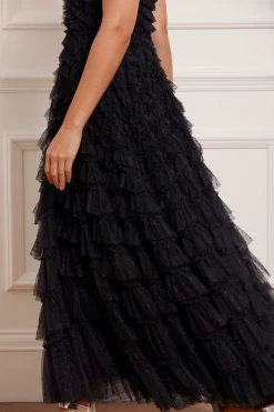 Needle & Thread Holding LTD Elizabeth Rose Strapless Corset Ankle Gown 14 Needle & Thread Holding LTD Elizabeth Rose Strapless Corset Ankle Gown