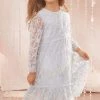 Needle & Thread Holding LTD All-Kids Emilana Long Sleeve Kids Dress