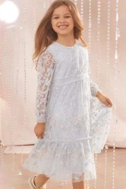 Needle & Thread Holding LTD All-Kids Emilana Long Sleeve Kids Dress