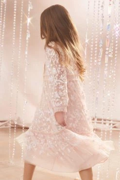 Needle & Thread Holding LTD Emilana Long Sleeve Kids Dress All-Kids