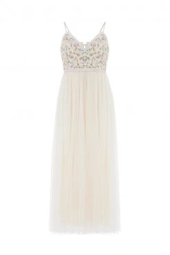 Needle & Thread Holding LTD Emma Ditsy Bodice Cami Ankle Gown