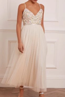 Needle & Thread Holding LTD Emma Ditsy Bodice Cami Ankle Gown 10 Needle & Thread Holding LTD Emma Ditsy Bodice Cami Ankle Gown