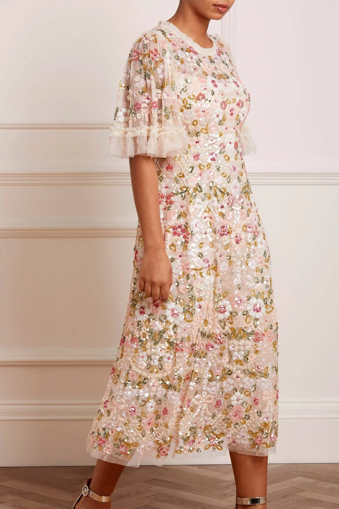 Needle & Thread Holding LTD All - Womenswear Enchanted Meadow Sequin Ballerina Dress 3 Needle & Thread Holding LTD All - Womenswear Enchanted Meadow Sequin Ballerina Dress