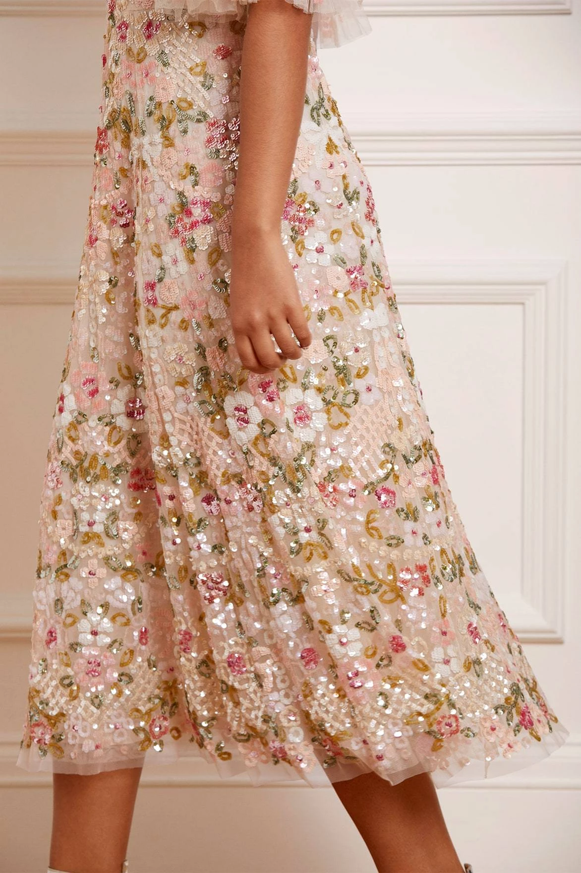 Needle & Thread Holding LTD All - Womenswear Enchanted Meadow Sequin Ballerina Dress 5 Needle & Thread Holding LTD All - Womenswear Enchanted Meadow Sequin Ballerina Dress