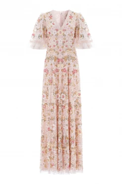 Needle & Thread Holding LTD All - Womenswear Enchanted Meadow Sequin V-Neck Gown