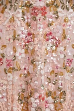 Needle & Thread Holding LTD All - Womenswear Enchanted Meadow Sequin V-Neck Gown