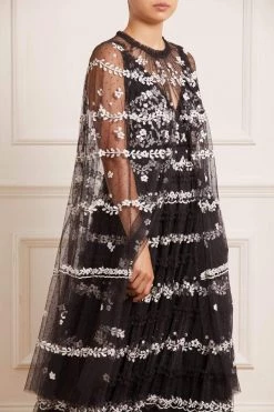 Needle & Thread Holding LTD All - Womenswear Eve Sequin Midaxi Cape