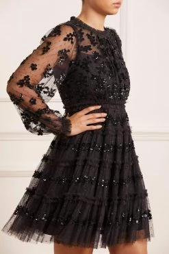 Needle & Thread Holding LTD Eve Sequin Mini Dress All - Womenswear