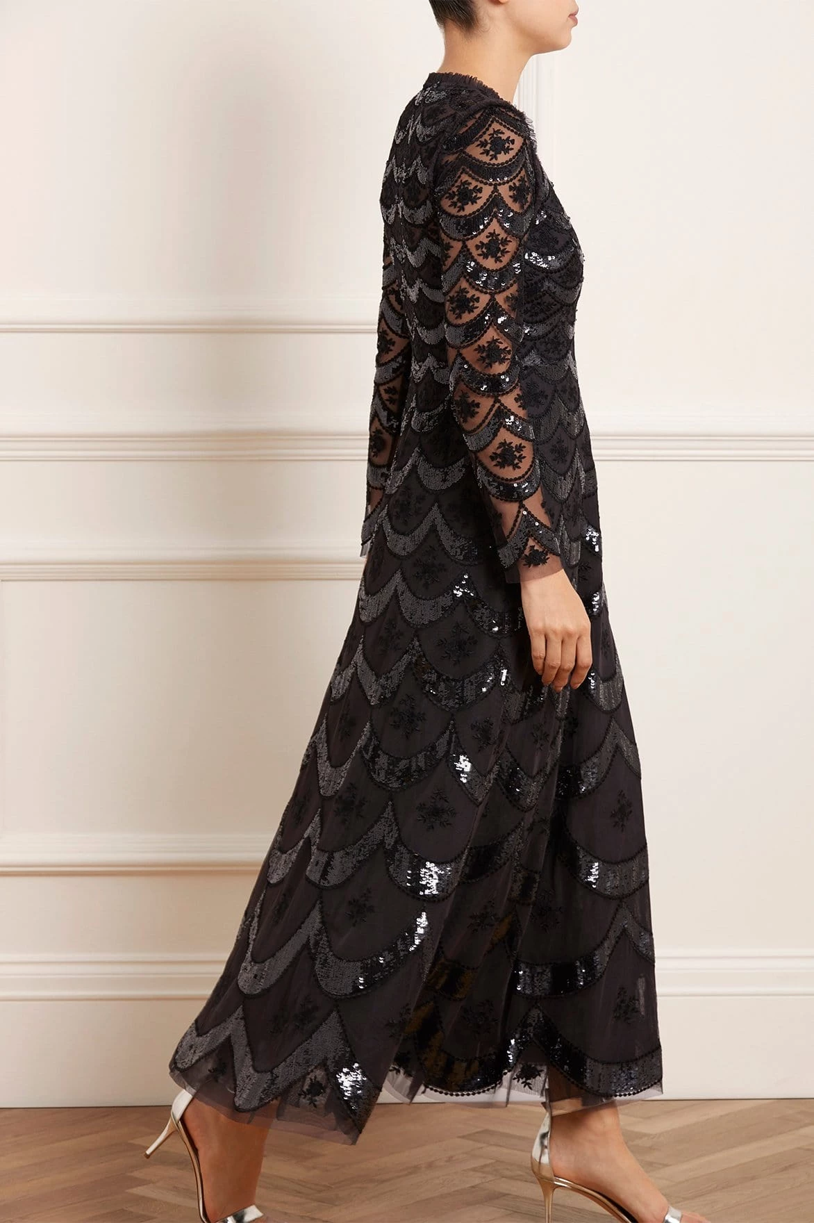 Needle & Thread Holding LTD All - Womenswear Fifi Long Sleeve Ankle Gown 4 Needle & Thread Holding LTD All - Womenswear Fifi Long Sleeve Ankle Gown