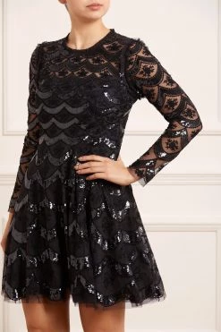 Needle & Thread Holding LTD All - Womenswear Fifi Long Sleeve Mini Dress