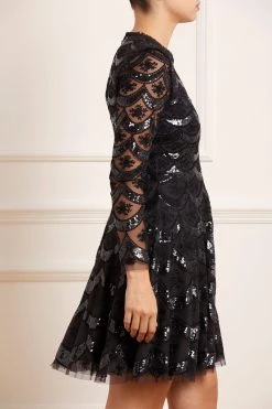 Needle & Thread Holding LTD All - Womenswear Fifi Long Sleeve Mini Dress