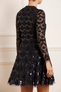 Needle & Thread Holding LTD All - Womenswear Fifi Long Sleeve Mini Dress