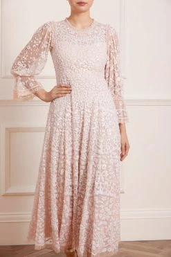 Needle & Thread Holding LTD All - Womenswear Filigree Lace Sequin Ankle Gown