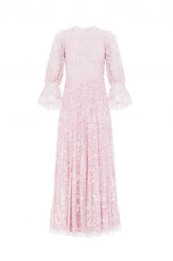 Needle & Thread Holding LTD All - Womenswear Filigree Lace Sequin Ankle Gown