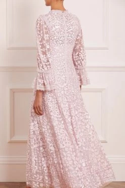 Needle & Thread Holding LTD All - Womenswear Filigree Lace Sequin Ankle Gown