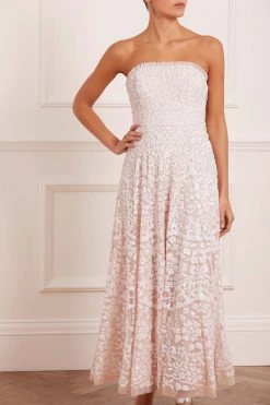 Needle & Thread Holding LTD All - Womenswear Filigree Lace Sequin Corset Ankle Gown