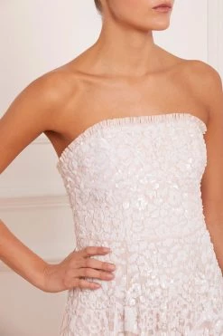 Needle & Thread Holding LTD All - Womenswear Filigree Lace Sequin Corset Ankle Gown