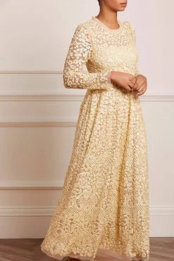 Needle & Thread Holding LTD Floral Daze Sequin Ankle Gown