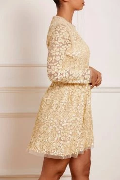 Needle & Thread Holding LTD Floral Daze Sequin Micro Mini Dress 12 Needle & Thread Holding LTD Floral Daze Sequin Micro Mini Dress