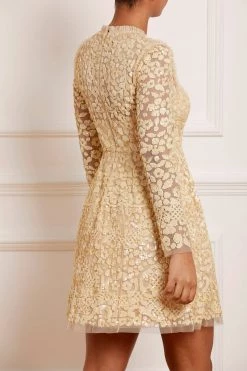 Needle & Thread Holding LTD Floral Daze Sequin Micro Mini Dress 16 Needle & Thread Holding LTD Floral Daze Sequin Micro Mini Dress