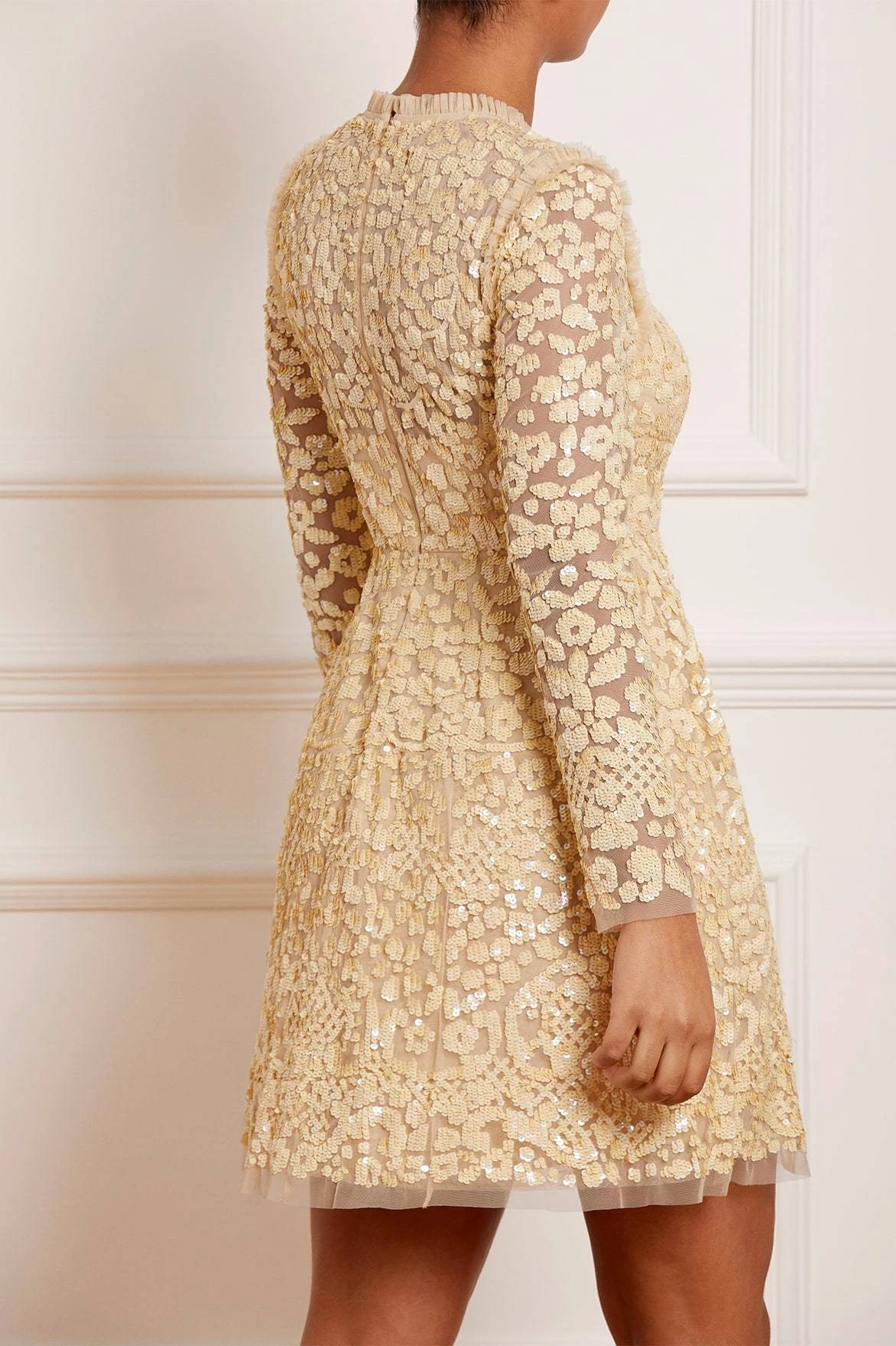 Needle & Thread Holding LTD Floral Daze Sequin Micro Mini Dress 8 Needle & Thread Holding LTD Floral Daze Sequin Micro Mini Dress