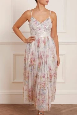 Needle & Thread Holding LTD Floral Wonder Bodice Cami Ankle Gown