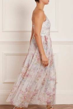 Needle & Thread Holding LTD Floral Wonder Bodice Cami Ankle Gown
