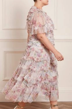 Needle & Thread Holding LTD New Arrivals Floral Wonder Ruffle Ballerina Dress 11 Needle & Thread Holding LTD New Arrivals Floral Wonder Ruffle Ballerina Dress