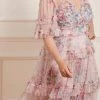Needle & Thread Holding LTD New Arrivals Floral Wonder V-Neck Midi Dress