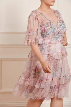 Needle & Thread Holding LTD New Arrivals Floral Wonder V-Neck Midi Dress