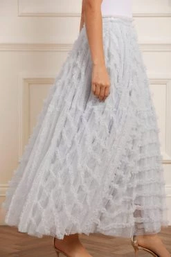 Needle & Thread Holding LTD All - Womenswear Florence Ruffle Ankle Skirt 10 Needle & Thread Holding LTD All - Womenswear Florence Ruffle Ankle Skirt