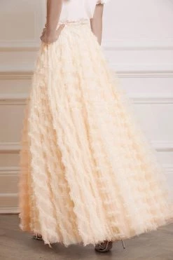 Needle & Thread Holding LTD Florence Ruffle Ankle Skirt All - Womenswear